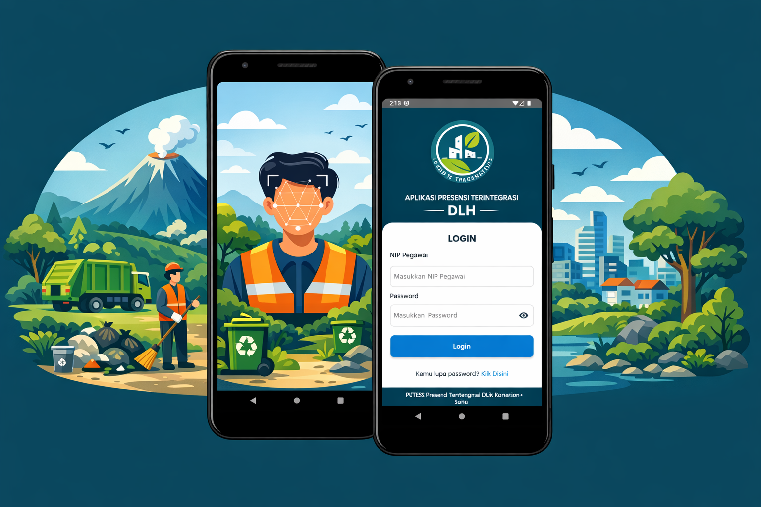 Tampilan aplikasi E-Presensi